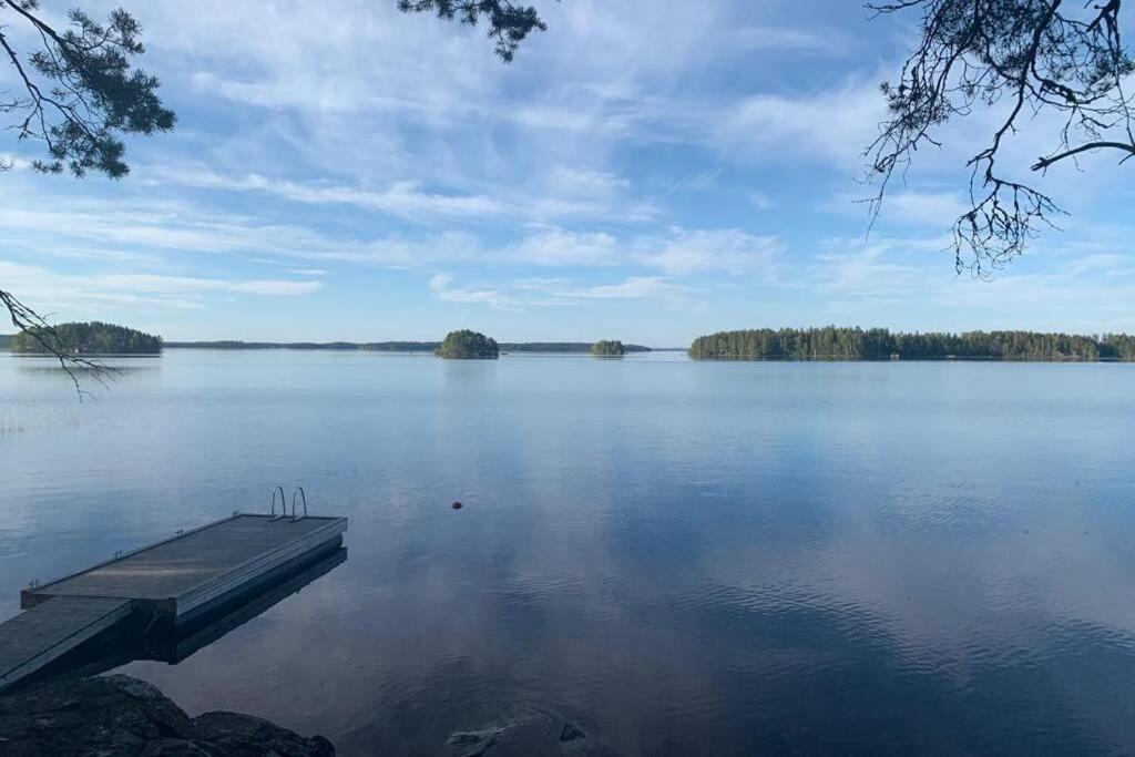 Elegant Villa On The Shore Of Lake Saimaa Lappeenranta Exterior foto